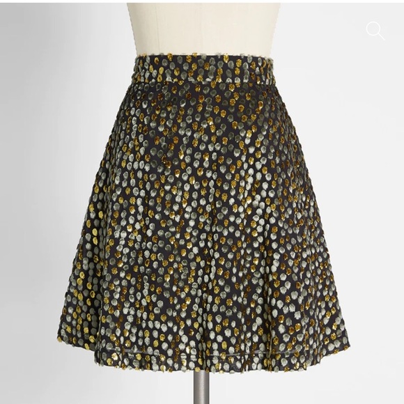 Modcloth Just This Sway Skater Skirt 1X NWT - Picture 1 of 9